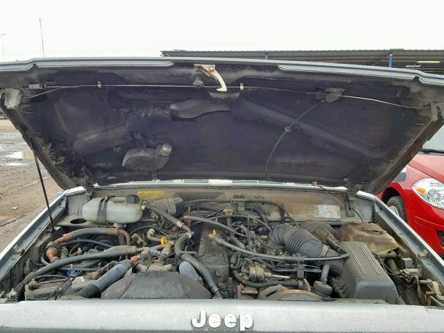 1J4FJ58L9LL250451 - 1990 JEEP CHEROKEE GRAY photo 7