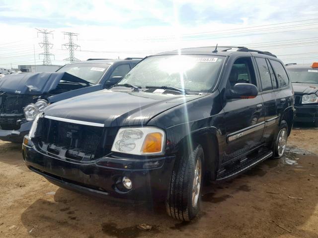 1GKDT13S242340969 - 2004 GMC ENVOY BLACK photo 2