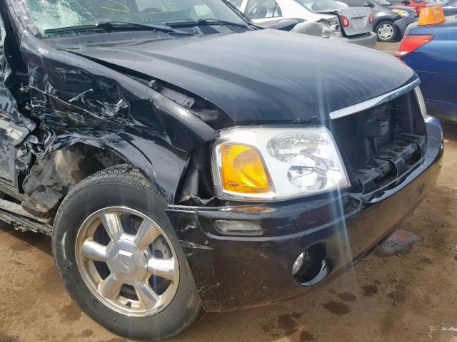 1GKDT13S242340969 - 2004 GMC ENVOY BLACK photo 9