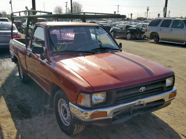 4TARN81A9PZ100808 - 1993 TOYOTA PICKUP 1/2 RED photo 1