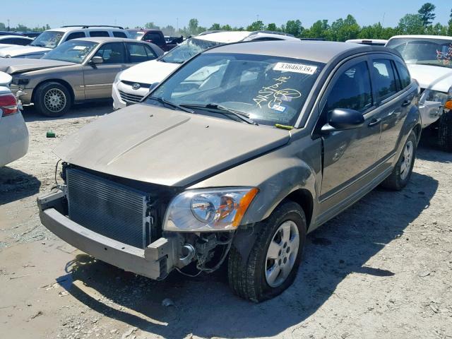 1B3HB28B38D679721 - 2008 DODGE CALIBER GREEN photo 2