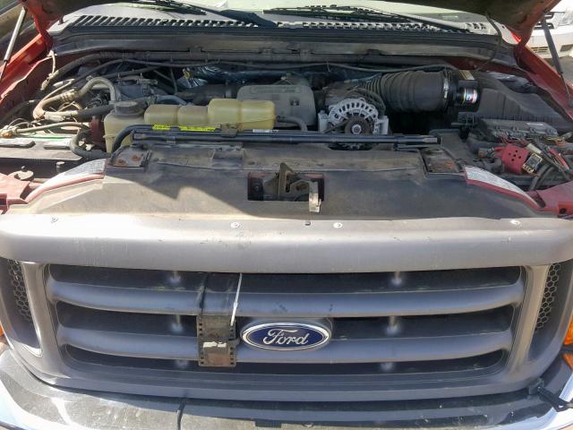 1FTSF31F5YEB27336 - 2000 FORD F350 SRW S RED photo 7