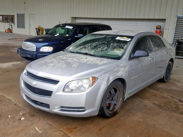 1G1ZG57B194266777 - 2009 CHEVROLET MALIBU LS SILVER photo 2