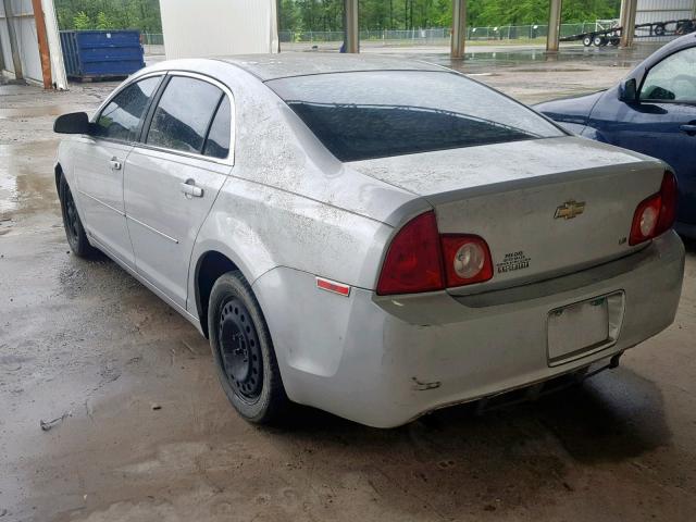 1G1ZG57B194266777 - 2009 CHEVROLET MALIBU LS SILVER photo 3