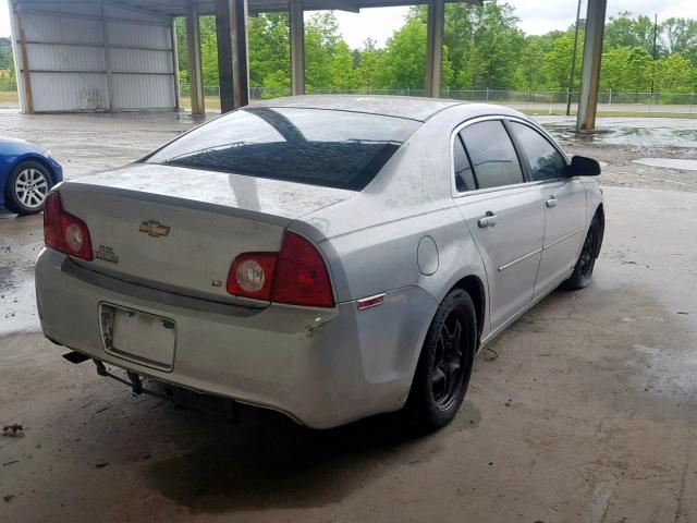 1G1ZG57B194266777 - 2009 CHEVROLET MALIBU LS SILVER photo 4