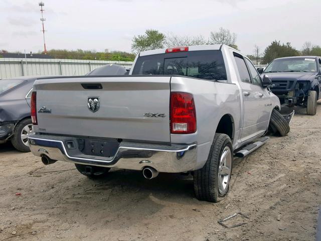 1C6RD7LT8CS342032 - 2012 DODGE RAM 1500 S GRAY photo 4