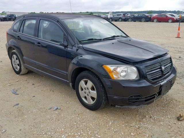 1B3HB28B28D586592 - 2008 DODGE CALIBER BLACK photo 1