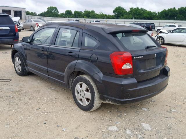 1B3HB28B28D586592 - 2008 DODGE CALIBER BLACK photo 3