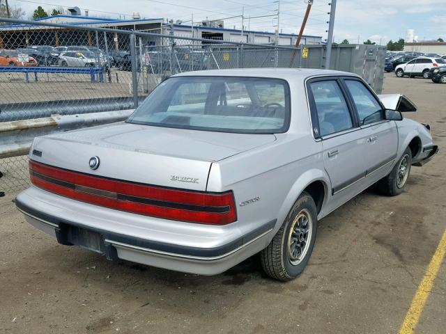 1G4AG54N7N6424679 - 1992 BUICK CENTURY SP SILVER photo 4