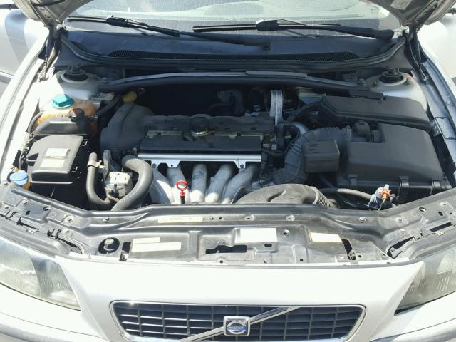 YV1RS64A342316780 - 2004 VOLVO S60 SILVER photo 7