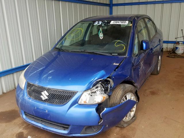 JS2YC5A38C6301266 - 2012 SUZUKI SX4 LE BLUE photo 2