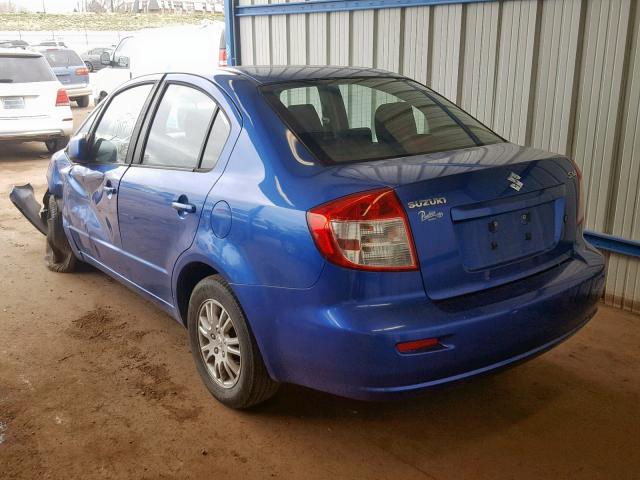 JS2YC5A38C6301266 - 2012 SUZUKI SX4 LE BLUE photo 3