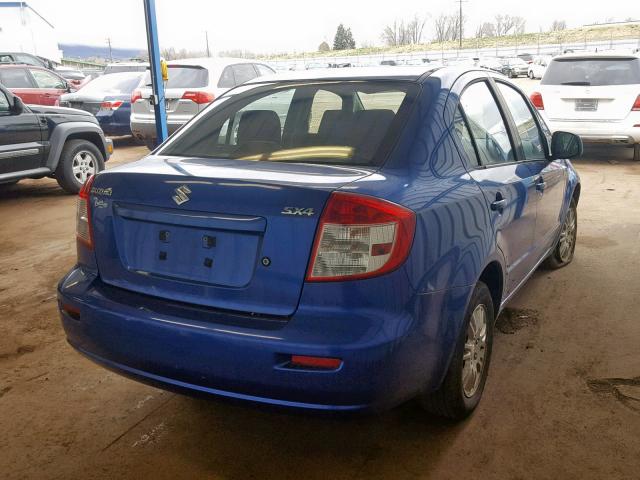 JS2YC5A38C6301266 - 2012 SUZUKI SX4 LE BLUE photo 4