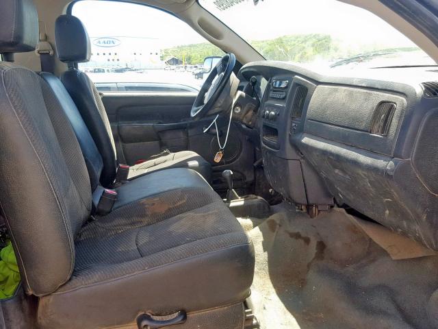 3D7KS26C25G735250 - 2005 DODGE RAM 2500 S ლურჯი ფოტო 5
