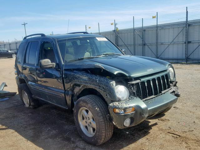 1J4GL58K43W598629 - 2003 JEEP LIBERTY LI GREEN photo 1