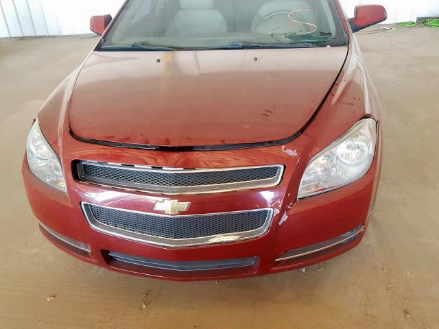 1G1ZD5E1XBF132234 - 2011 CHEVROLET MALIBU 2LT RED photo 9