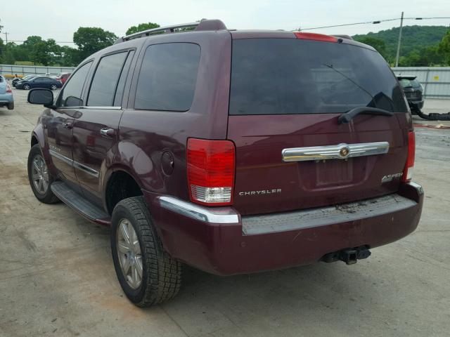 1A8HW58T99F710983 - 2009 CHRYSLER ASPEN LIMI MAROON photo 3
