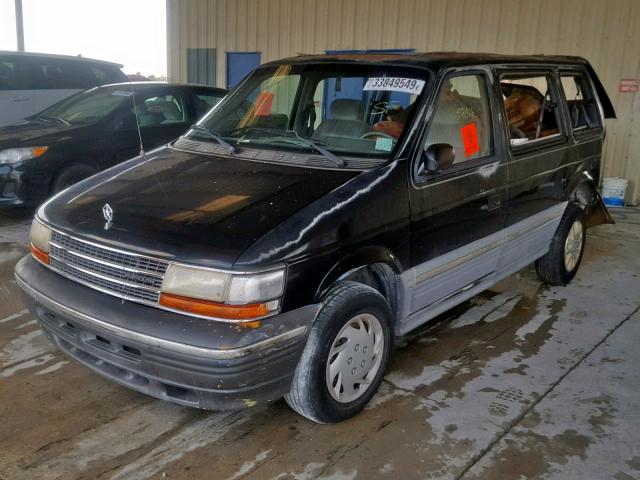 2P4GH55R0RR682064 - 1994 PLYMOUTH VOYAGER LE BLACK photo 2