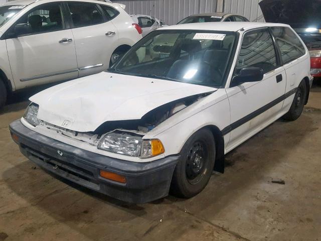 2HGED645XKH515753 - 1989 HONDA CIVIC DX WHITE photo 2