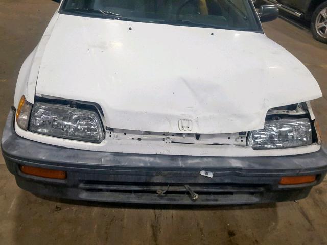 2HGED645XKH515753 - 1989 HONDA CIVIC DX WHITE photo 9