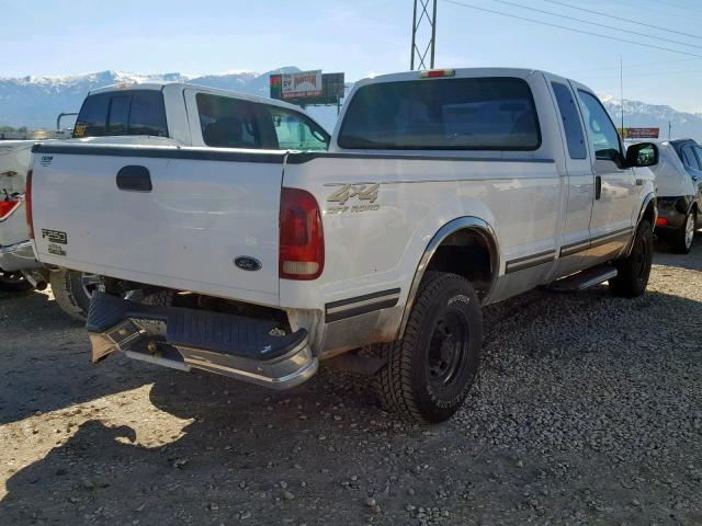 1FTNX21L51EB41382 - 2001 FORD F250 SUPER WHITE photo 4