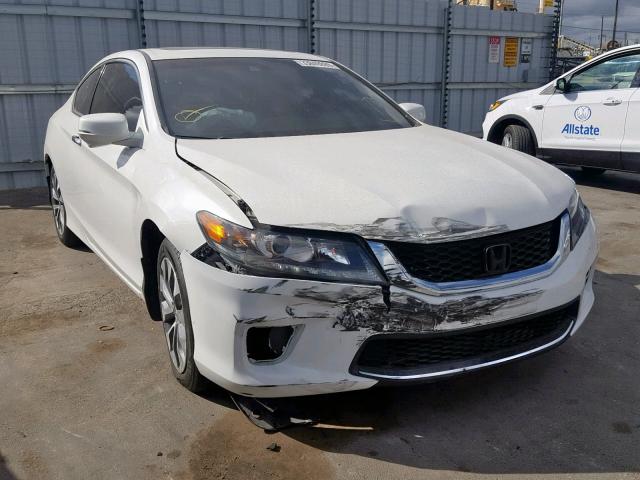 1HGCT2B87DA000601 - 2013 HONDA ACCORD EXL WHITE photo 1