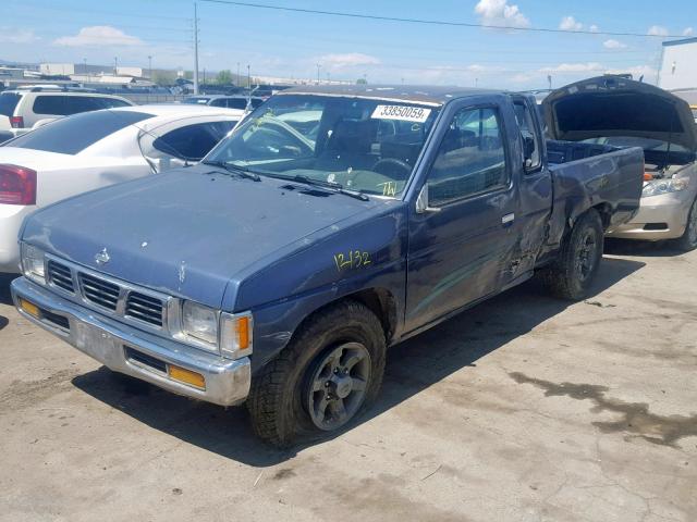 1N6SD16S8RC363926 - 1994 NISSAN TRUCK KING BLUE photo 2