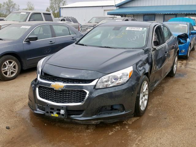 1G11C5SL7EF199299 - 2014 CHEVROLET MALIBU 1LT CHARCOAL photo 2