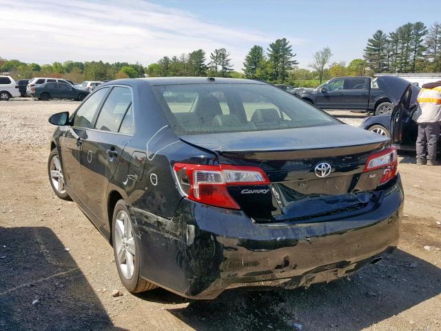 4T1BF1FK6CU150273 - 2012 TOYOTA CAMRY BASE BLACK photo 3