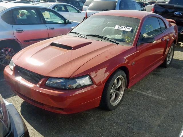 1FAFP42X73F311892 - 2003 FORD MUSTANG GT RED photo 2