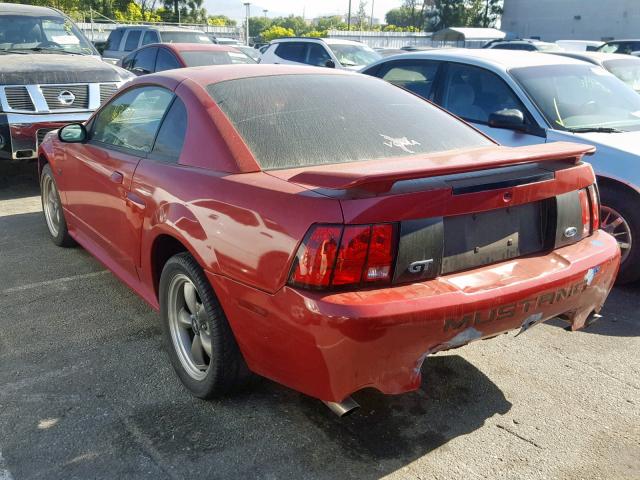 1FAFP42X73F311892 - 2003 FORD MUSTANG GT RED photo 3