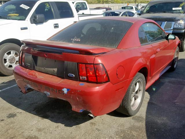 1FAFP42X73F311892 - 2003 FORD MUSTANG GT RED photo 4