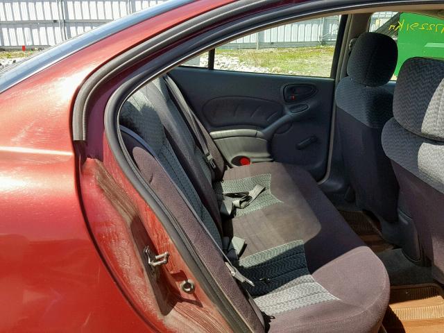 1G2NE52F03C188385 - 2003 PONTIAC GRAND AM S RED photo 6