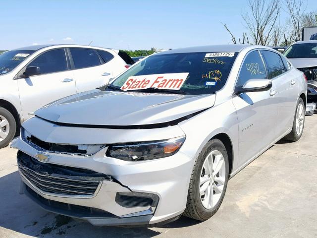 1G1ZJ5SU8GF341664 - 2016 CHEVROLET MALIBU HYB SILVER photo 2