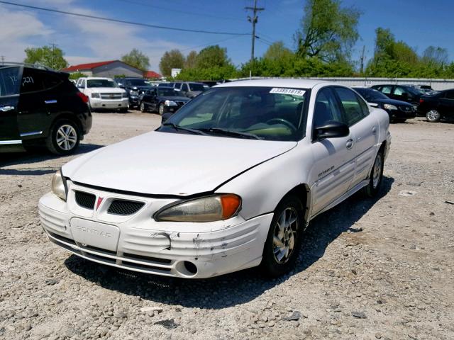 1G2NF52EX2M594090 - 2002 PONTIAC GRAND AM S WHITE photo 2