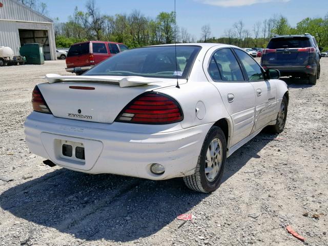 1G2NF52EX2M594090 - 2002 PONTIAC GRAND AM S WHITE photo 4