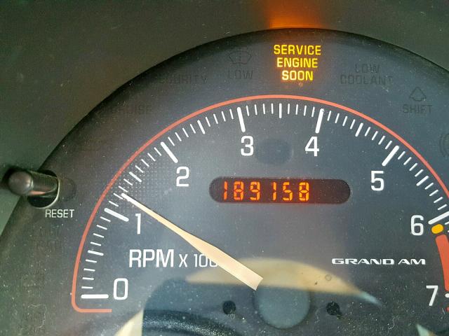 1G2NF52EX2M594090 - 2002 PONTIAC GRAND AM S WHITE photo 8