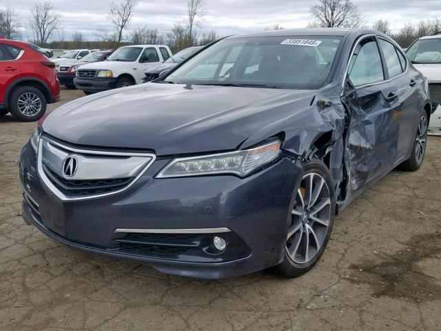 19UUB2F78FA006239 - 2015 ACURA TLX ADVANC GRAY photo 2