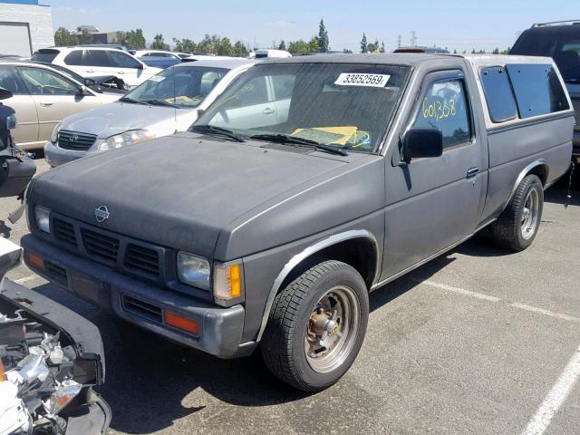 1N6SD11S9PC360148 - 1993 NISSAN TRUCK SHOR GRAY photo 2