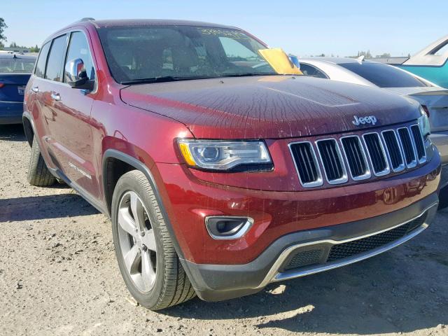 1C4RJEBG4GC339865 - 2016 JEEP GRAND CHER RED photo 1