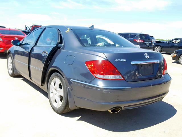 JH4KB16585C005981 - 2005 ACURA RL BLUE photo 3