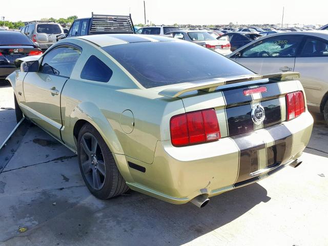 1ZVFT82HX55231272 - 2005 FORD MUSTANG GT GREEN photo 3