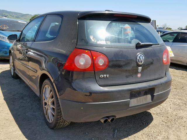 WVWEV71K86W130338 - 2006 VOLKSWAGEN NEW GTI BLACK photo 3