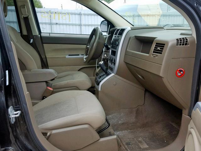 1J8FF47W68D543358 - 2008 JEEP COMPASS SP Қара фото 5