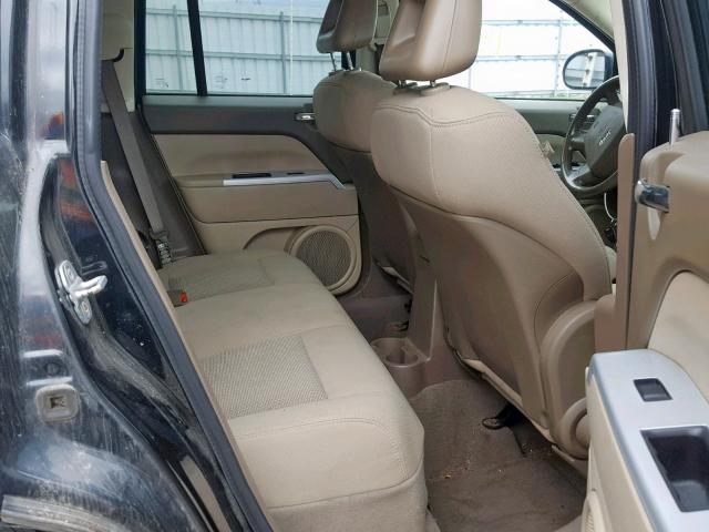 1J8FF47W68D543358 - 2008 JEEP COMPASS SP Қара фото 6