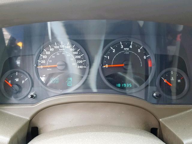 1J8FF47W68D543358 - 2008 JEEP COMPASS SP Қара фото 8