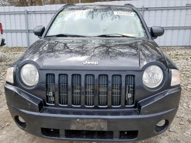 1J8FF47W68D543358 - 2008 JEEP COMPASS SP Қара фото 9