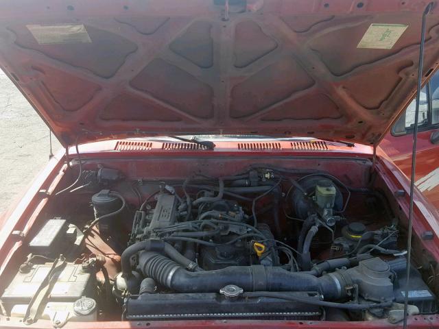 JT4RN81PXP5168566 - 1993 TOYOTA PICKUP 1/2 RED photo 7