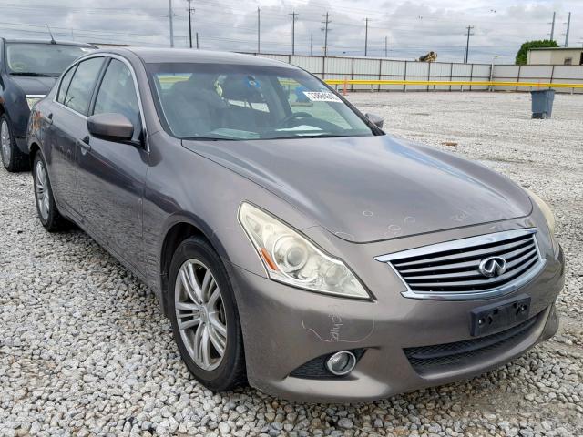 JN1CV6AP1AM403933 - 2010 INFINITI G37 BASE GRAY photo 1