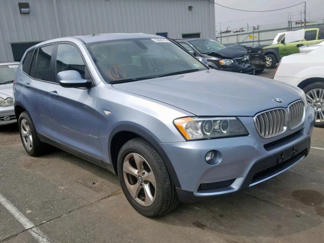 5UXWX5C55CL722155 - 2012 BMW X3 XDRIVE2 BLUE photo 1